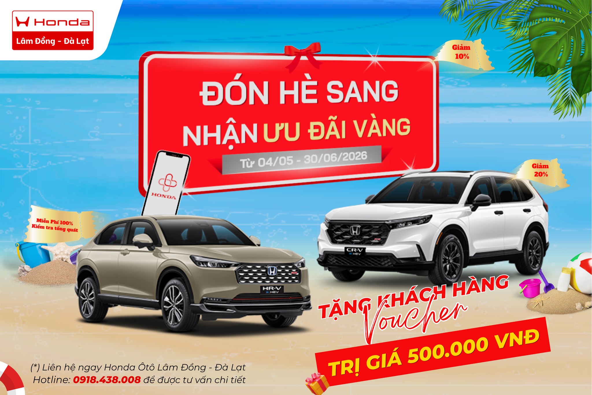 Chương Trình Khuyến Mãi Dịch Vụ Honda Lâm Đồng